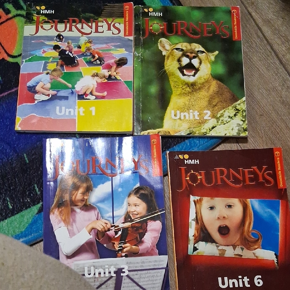 HMH Journeys Educational Books Set